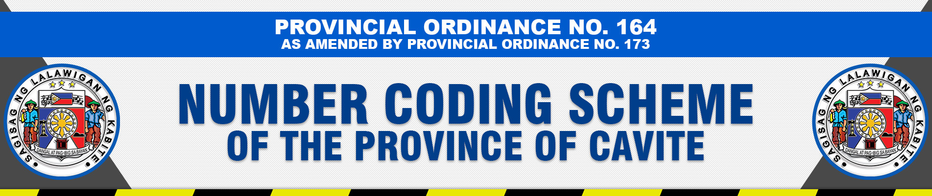 Number Coding Scheme of the Province of Cavite